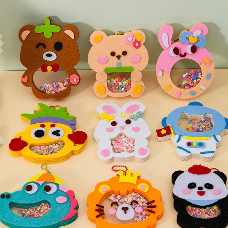 Art Craft Class - Y4QA الكرتون الحيوان شاكر قلادة الحرفية