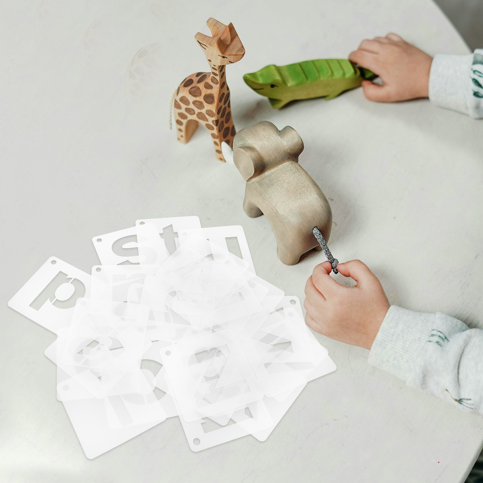 مجموعة واحدة من قوالب الحروف ا - مراجعة Letter S Art Craft وسعره