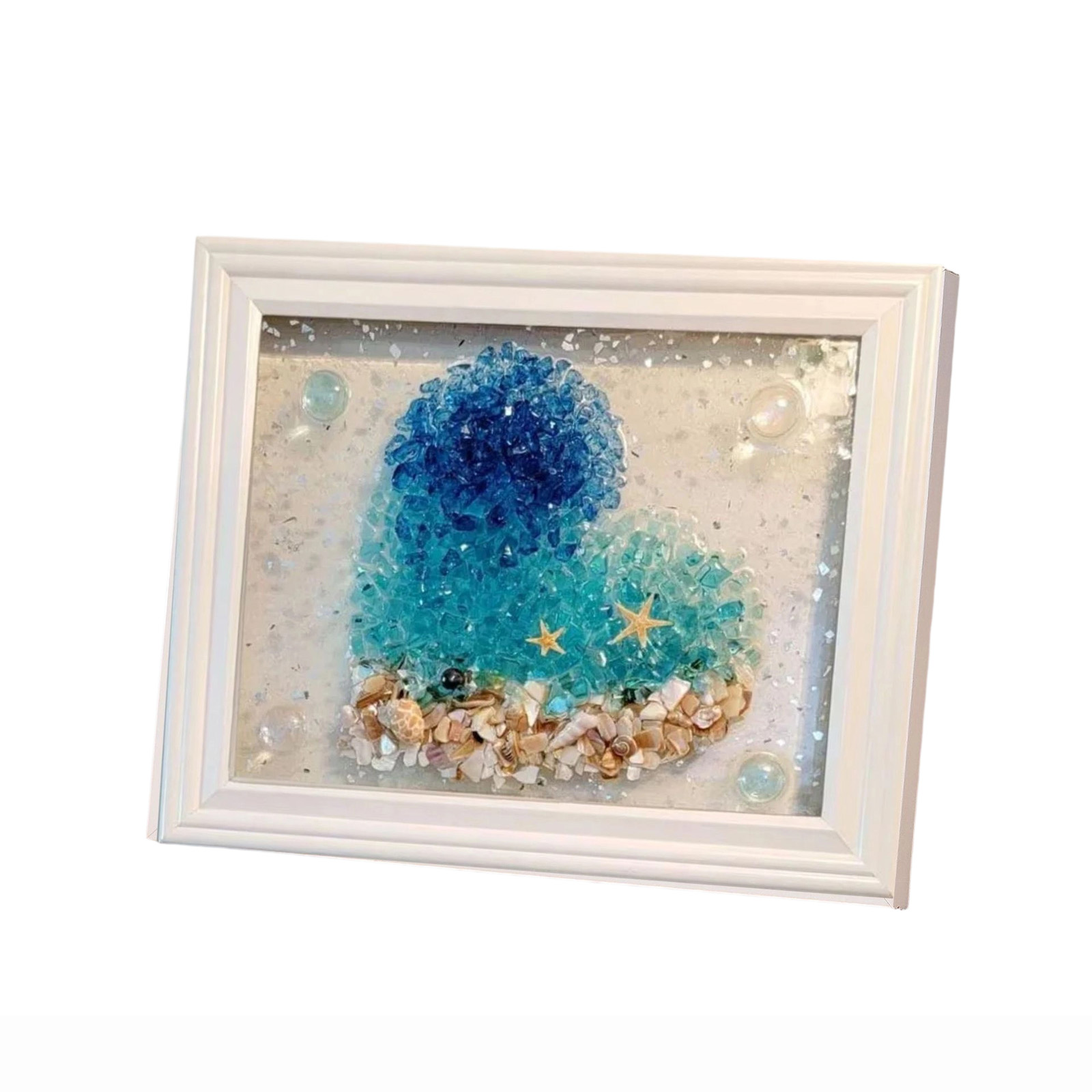 مجموعات فن الزجاج البحري، إطار - مراجعة Art Craft Earth Day وسعره