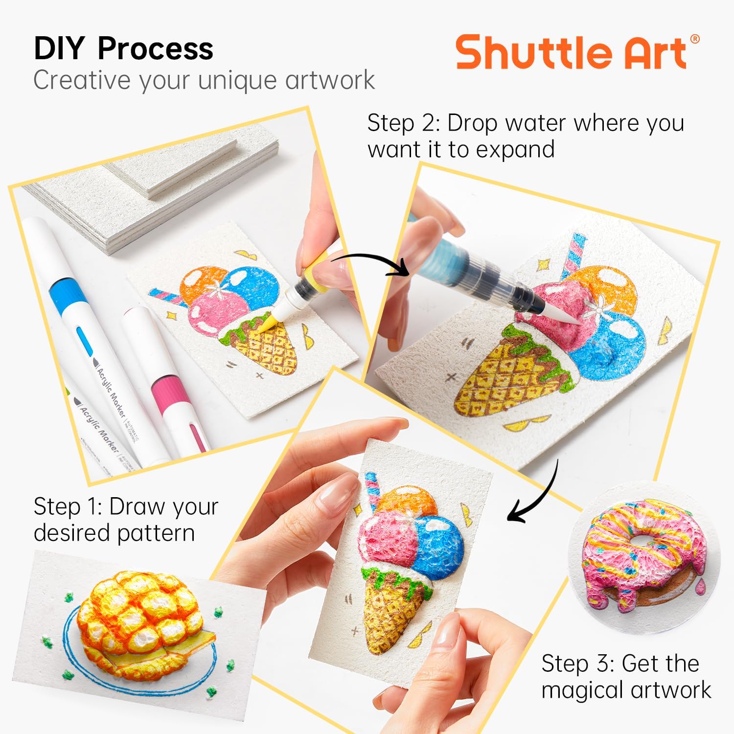 ثلاثية الأبعاد منتفخ رغوة المل - مراجعة Art Craft Kids وسعره
