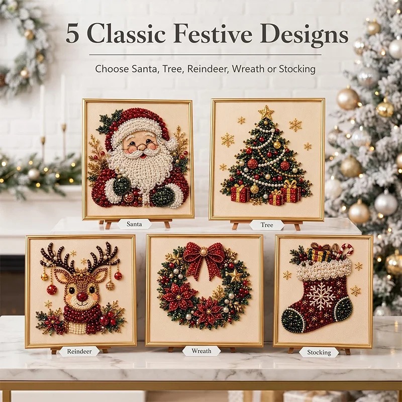 مجموعة فن الرسم باللؤلؤ والماس - مراجعة Art Craft For Christmas وسعره