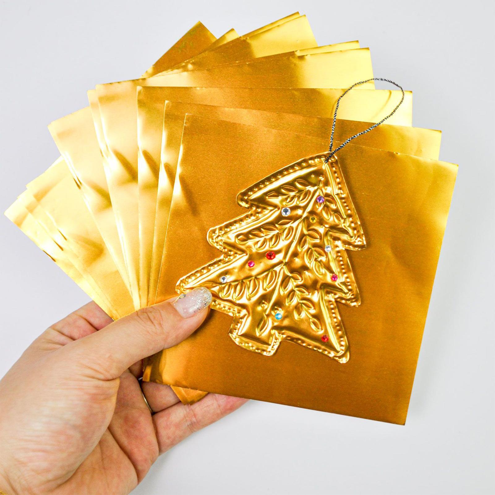 طقم نقش من رقائق الذهب والفضة  - مراجعة Art Craft For Christmas وسعره