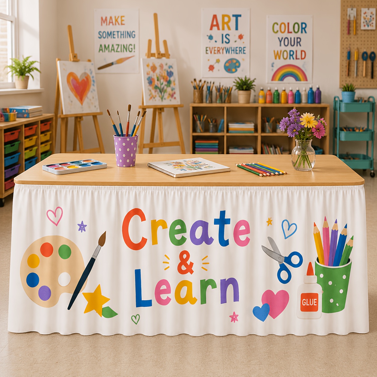 1 مفرش طاولة، مجموعة مفارش طاو - مراجعة Art Craft Class وسعره