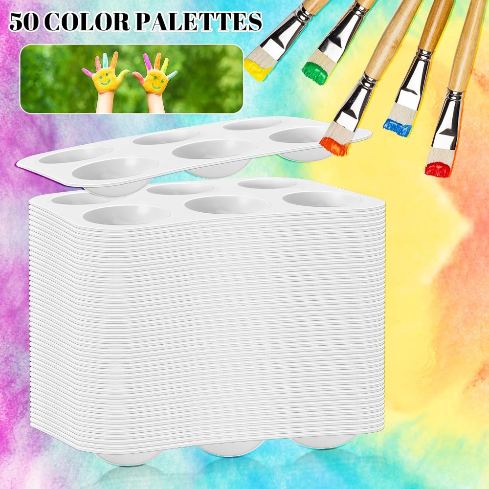 50 قطعة من لوحات الطلاء البلاس - مراجعة Art Craft Class وسعره