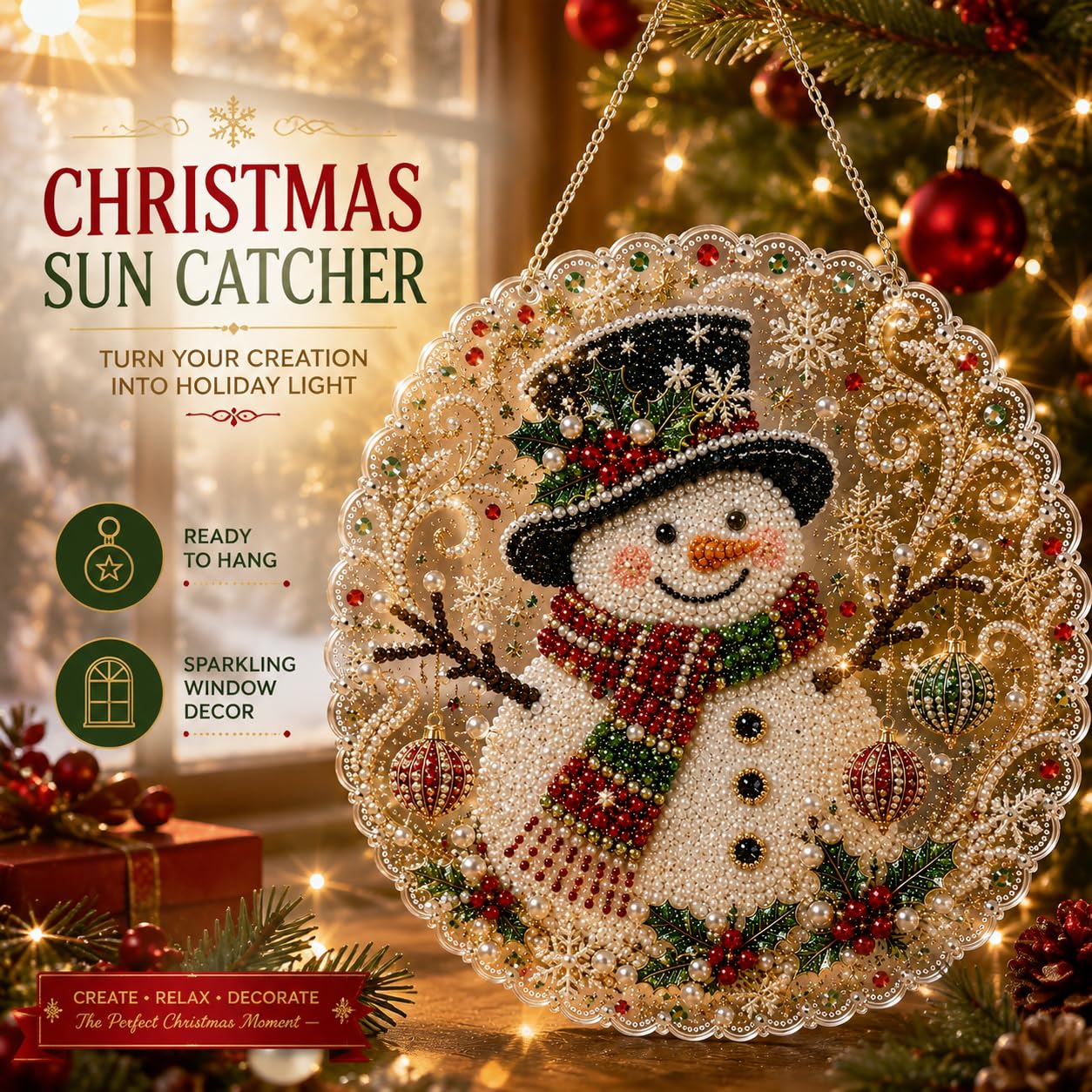 طقم فن الرسم بالخرز اللؤلؤي لع - مراجعة Art Craft For Christmas وسعره