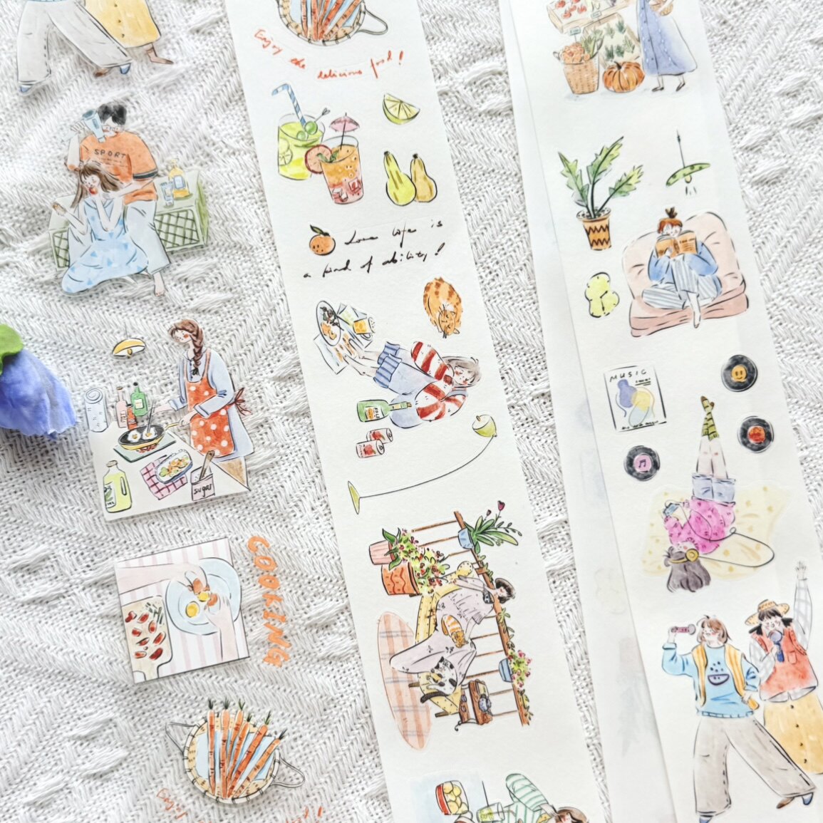 شريط ورق واشي من لين ستوديو بت - مراجعة Washi Tape Rolls وسعره