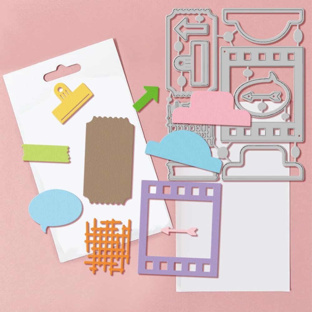قوالب قص فنية لصناعة البطاقات، - مراجعة Art Craft Journals وسعره