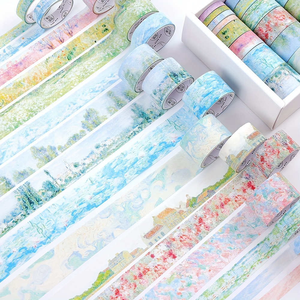 20 لفات خمر حديقة اشي الشريط م - مراجعة Washi Tape Rolls وسعره